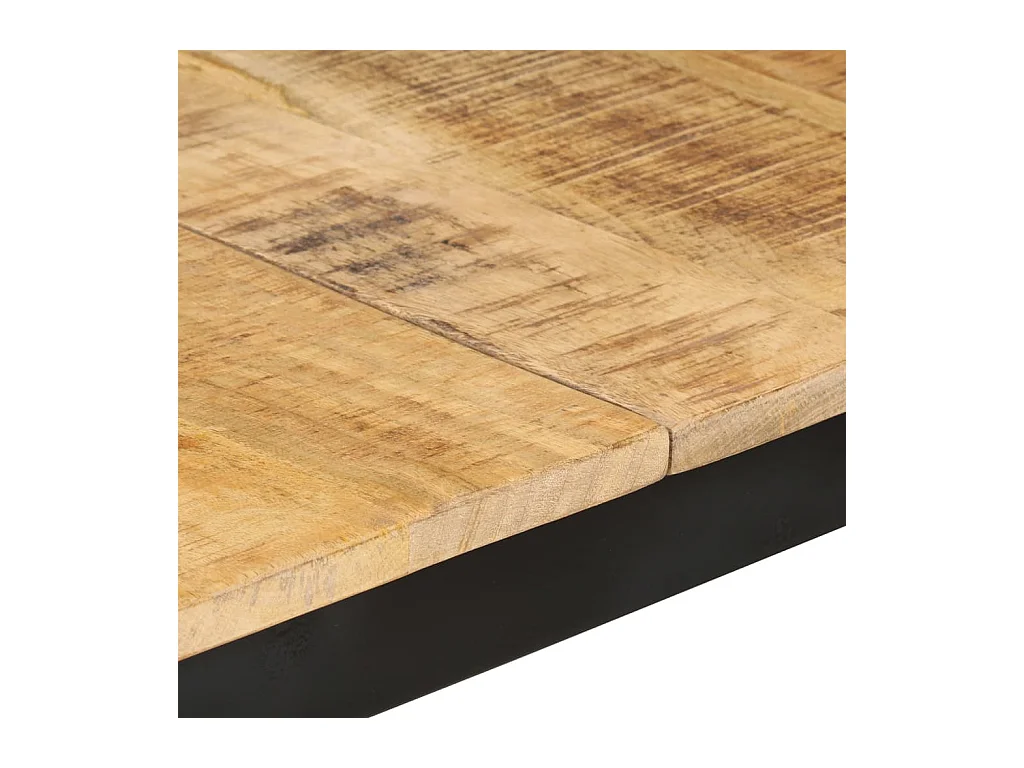 Table de salle à manger 180x90x76 cm Bois de manguier brut