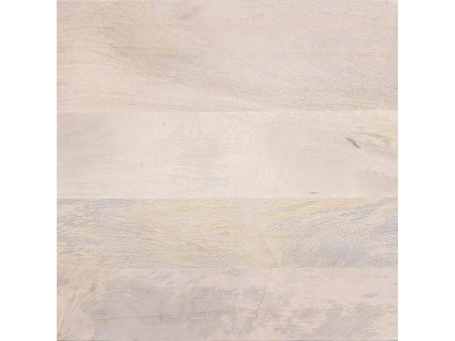 Esstisch 180 x 90 x 76 cm Massives Gebleichtes Mangoholz