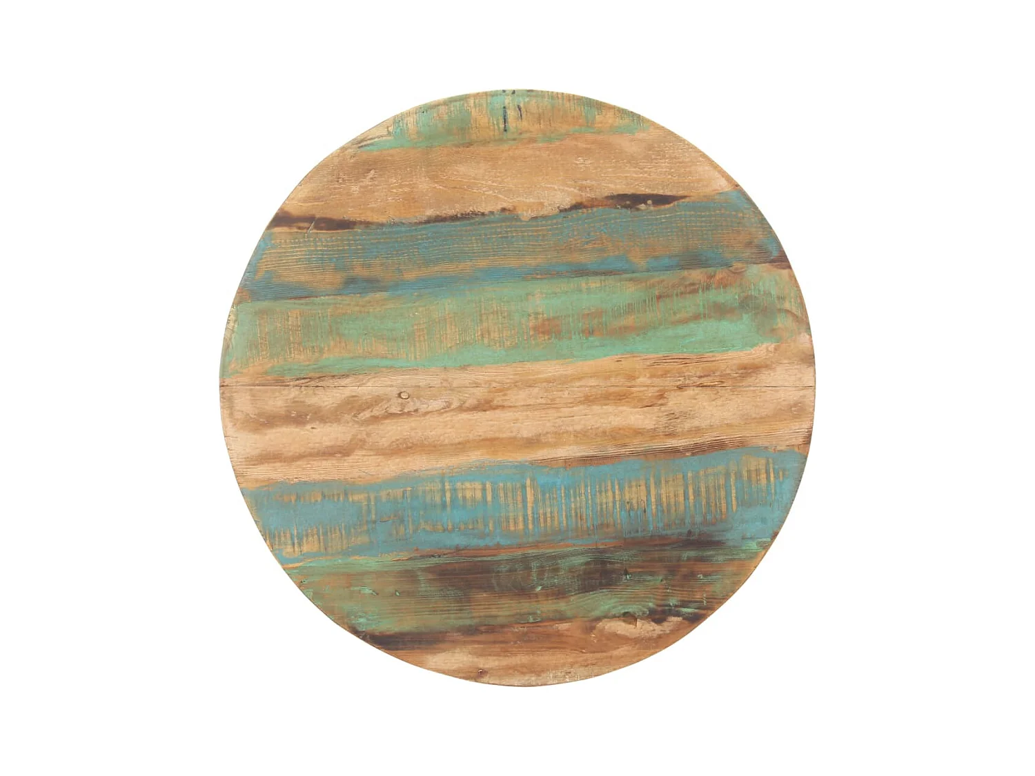 Esstisch 80 cm Altholz Massiv