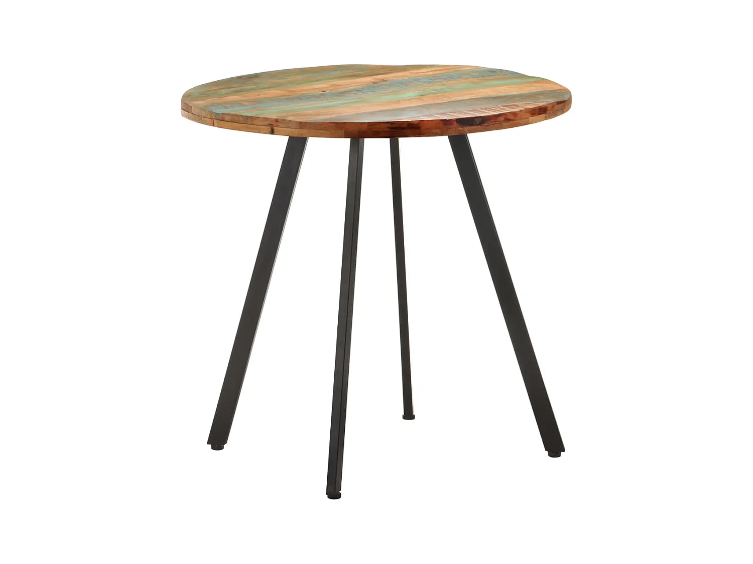 Esstisch 80 cm Altholz Massiv