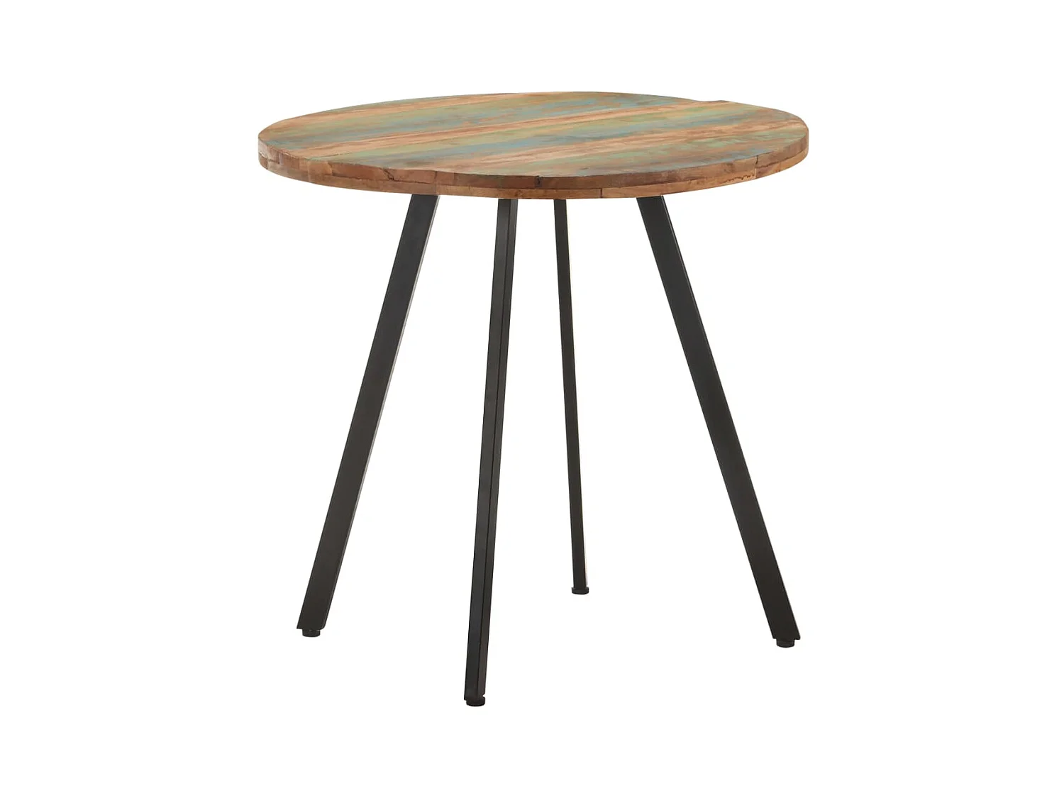 Esstisch 80 cm Altholz Massiv