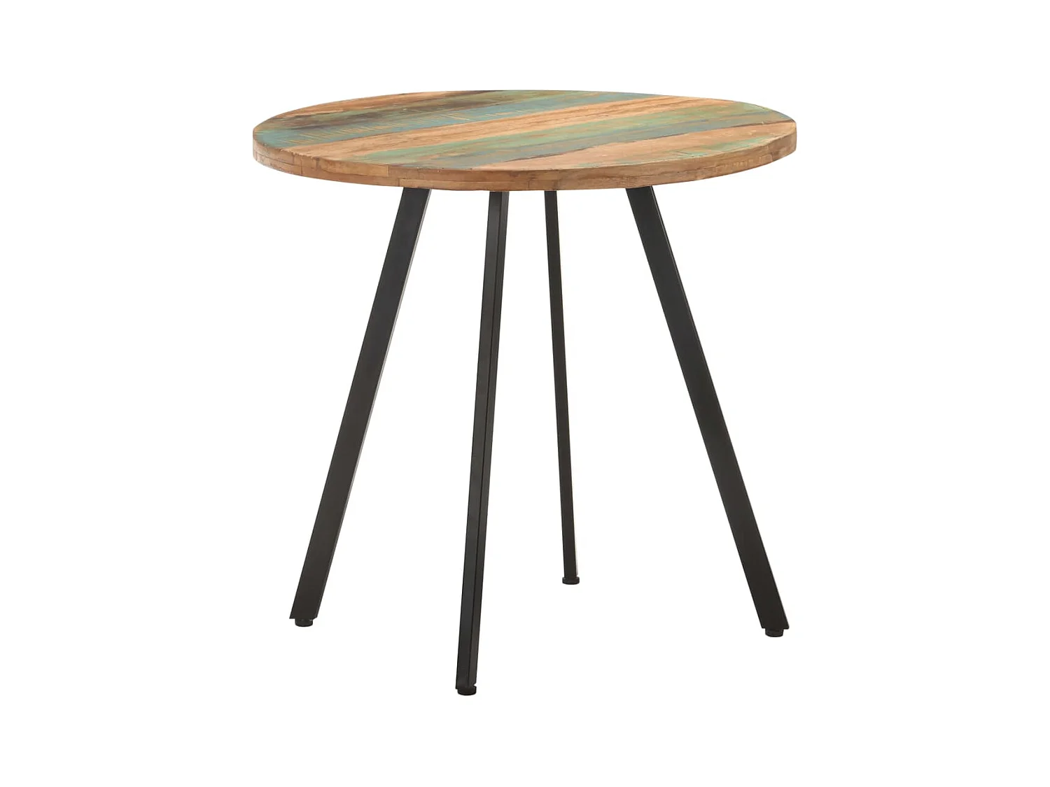 Esstisch 80 cm Altholz Massiv