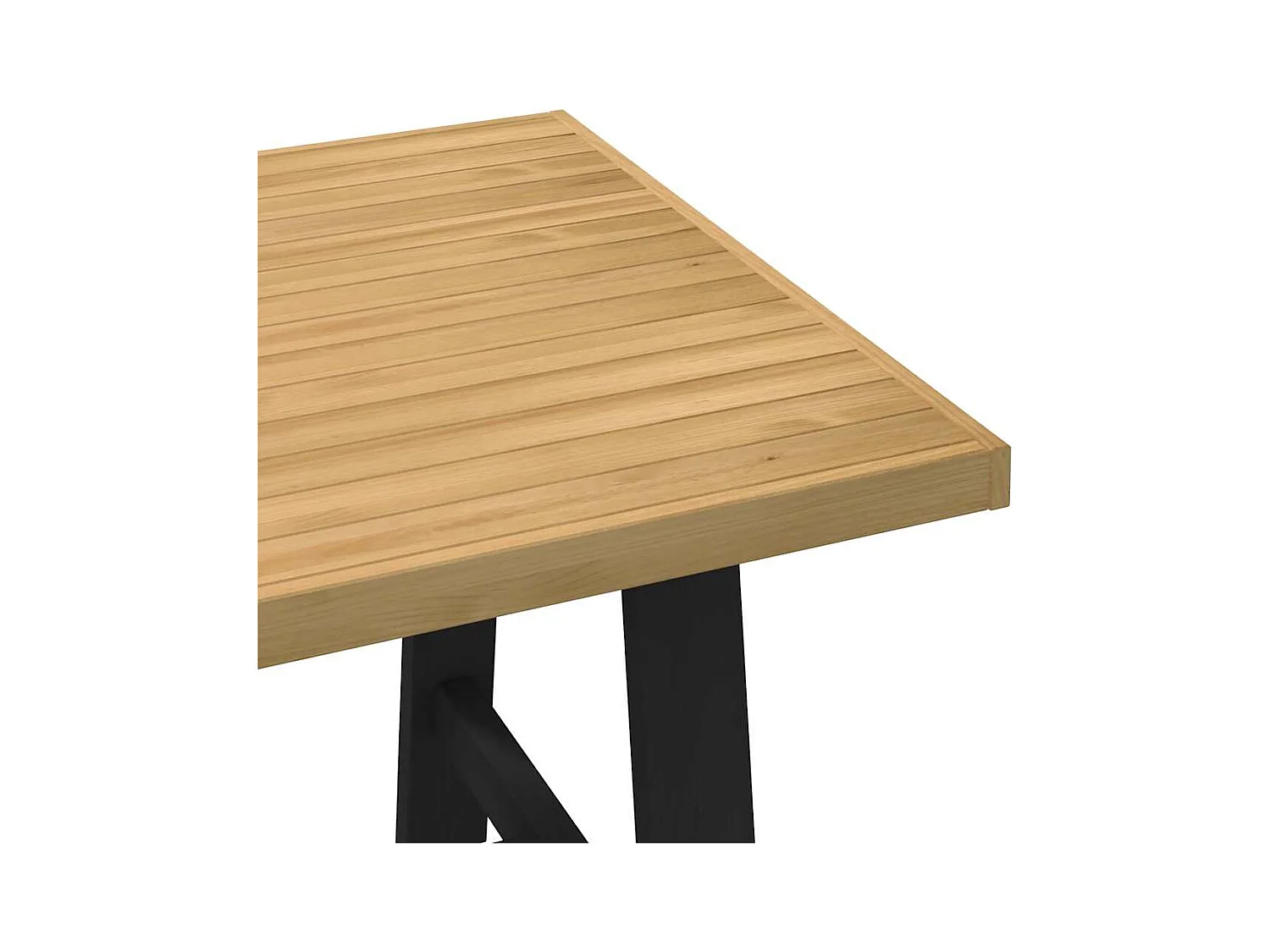 Table à manger NOAIN pieds en forme de A 160x90x75cm massif pin