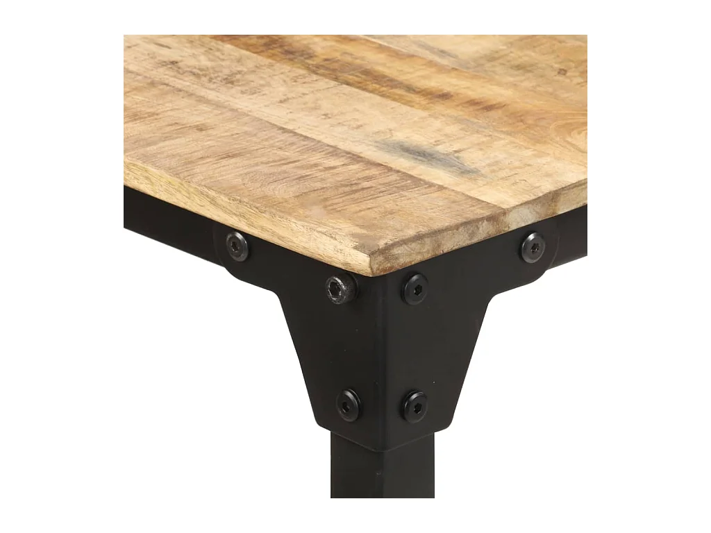 Table à manger 180x90x76 cm Bois de manguier brut