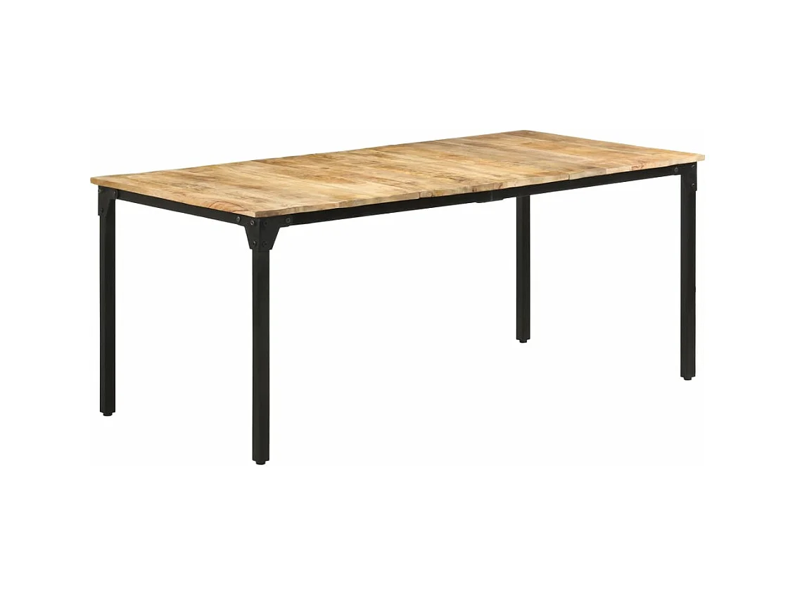 Table à manger 180x90x76 cm Bois de manguier brut