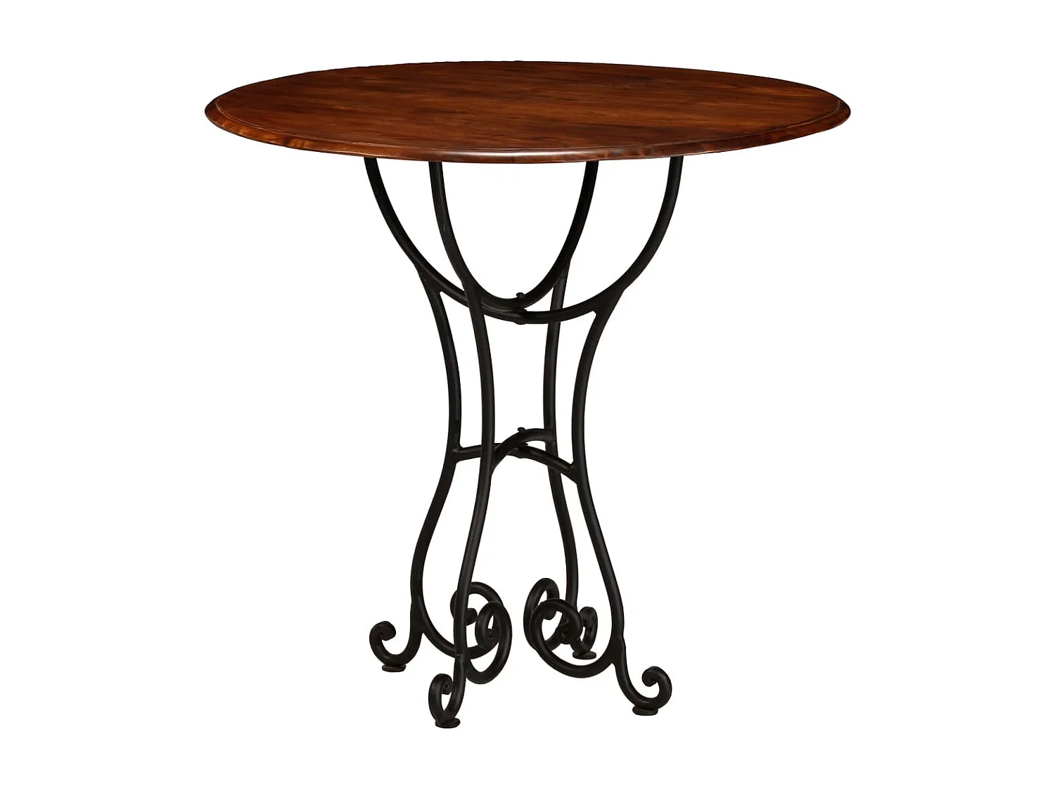 Table de salle à manger Bois acacia avec finition miel 80x76 cm