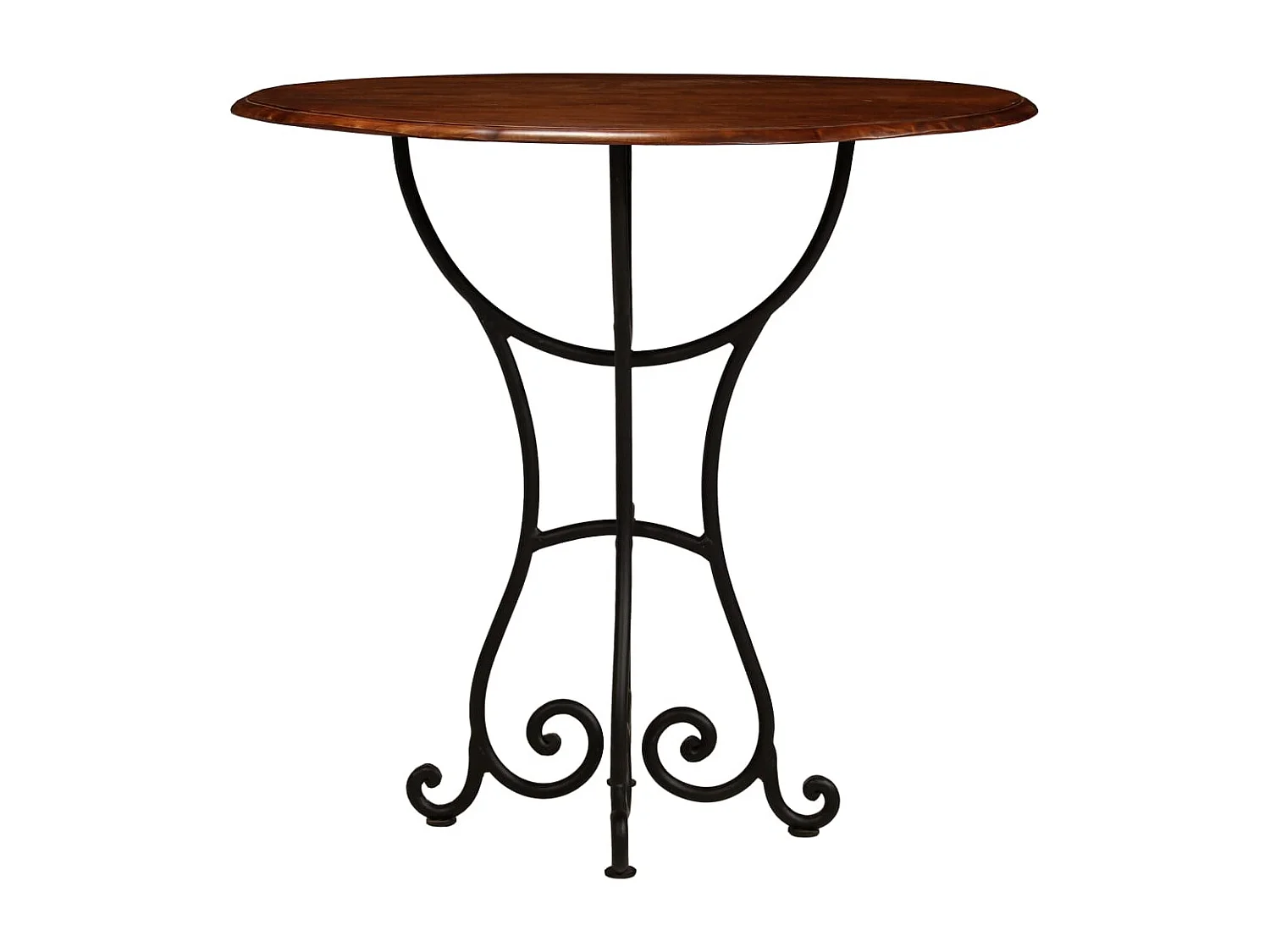 Table de salle à manger Bois acacia avec finition miel 80x76 cm