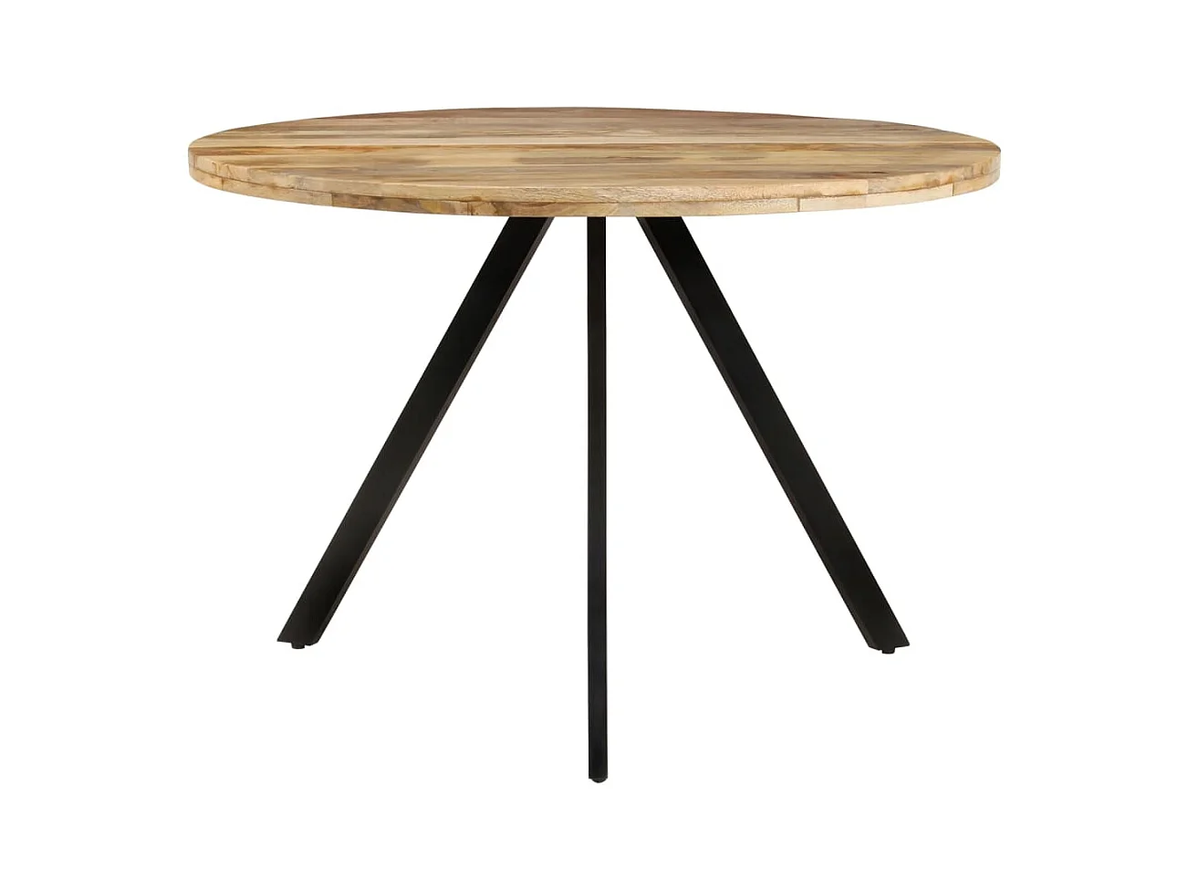 Mesa de jantar 110x75 cm madeira de mangueira maciça