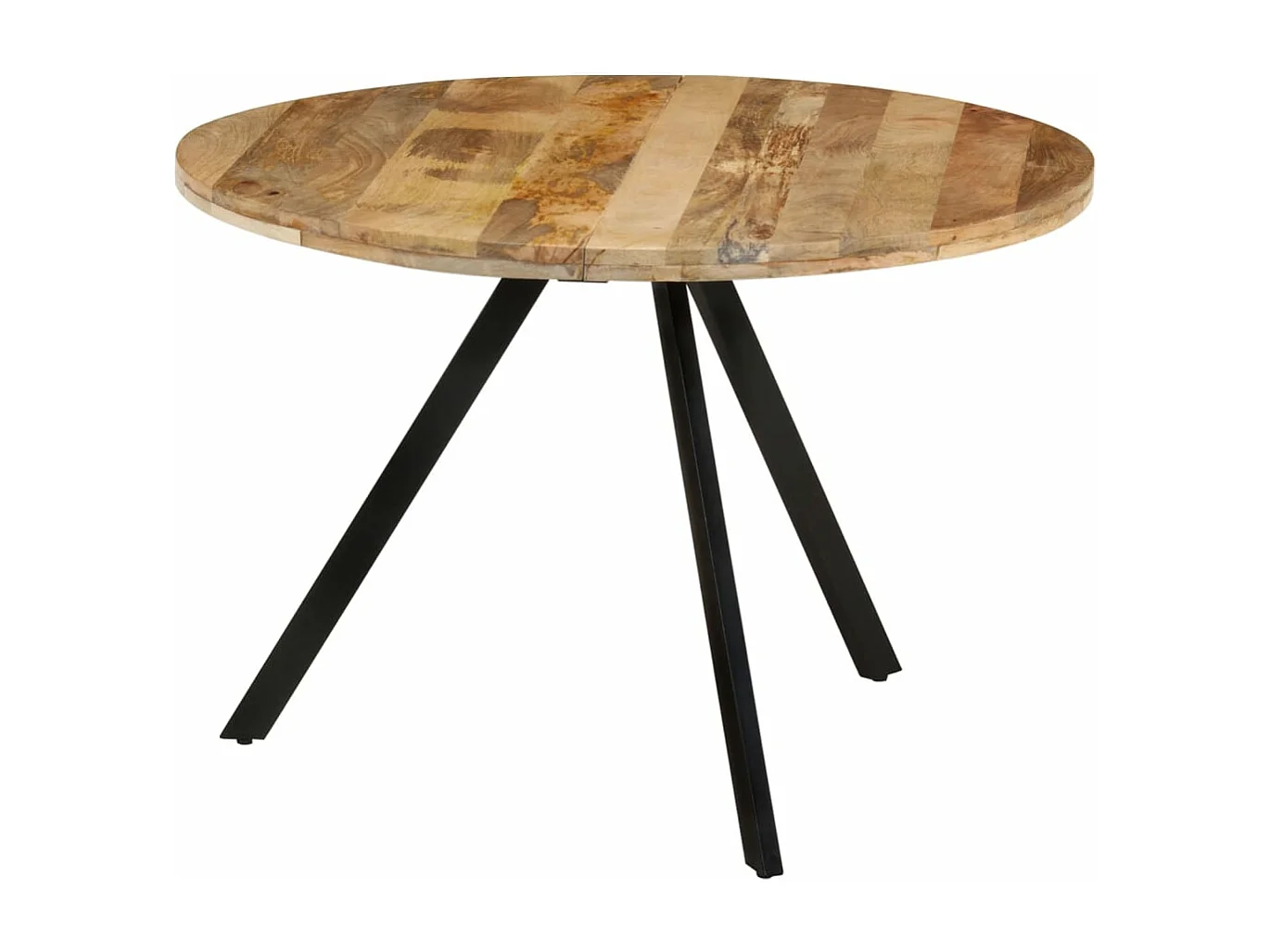 Mesa de jantar 110x75 cm madeira de mangueira maciça