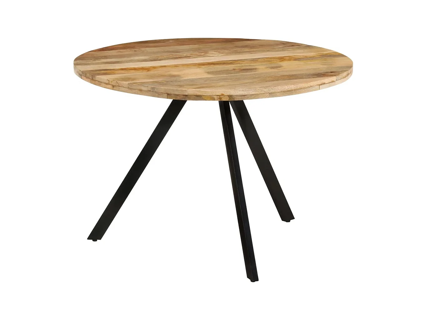 Mesa de jantar 110x75 cm madeira de mangueira maciça