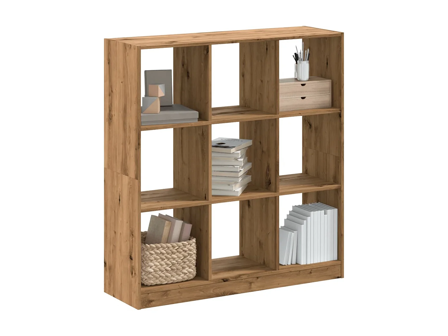 Bücherregal Artisan-Eiche 102x32x108 cm Holzwerkstoff