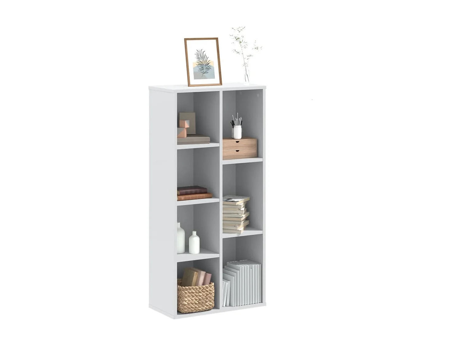 Estante 50x25x105 cm derivados de madeira branco