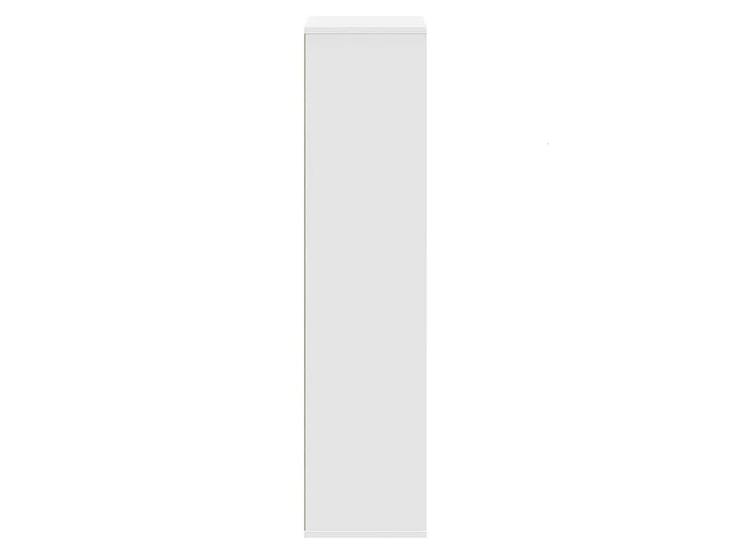 Bibliothèque blanc 50x25x105 cm bois d'ingénierie