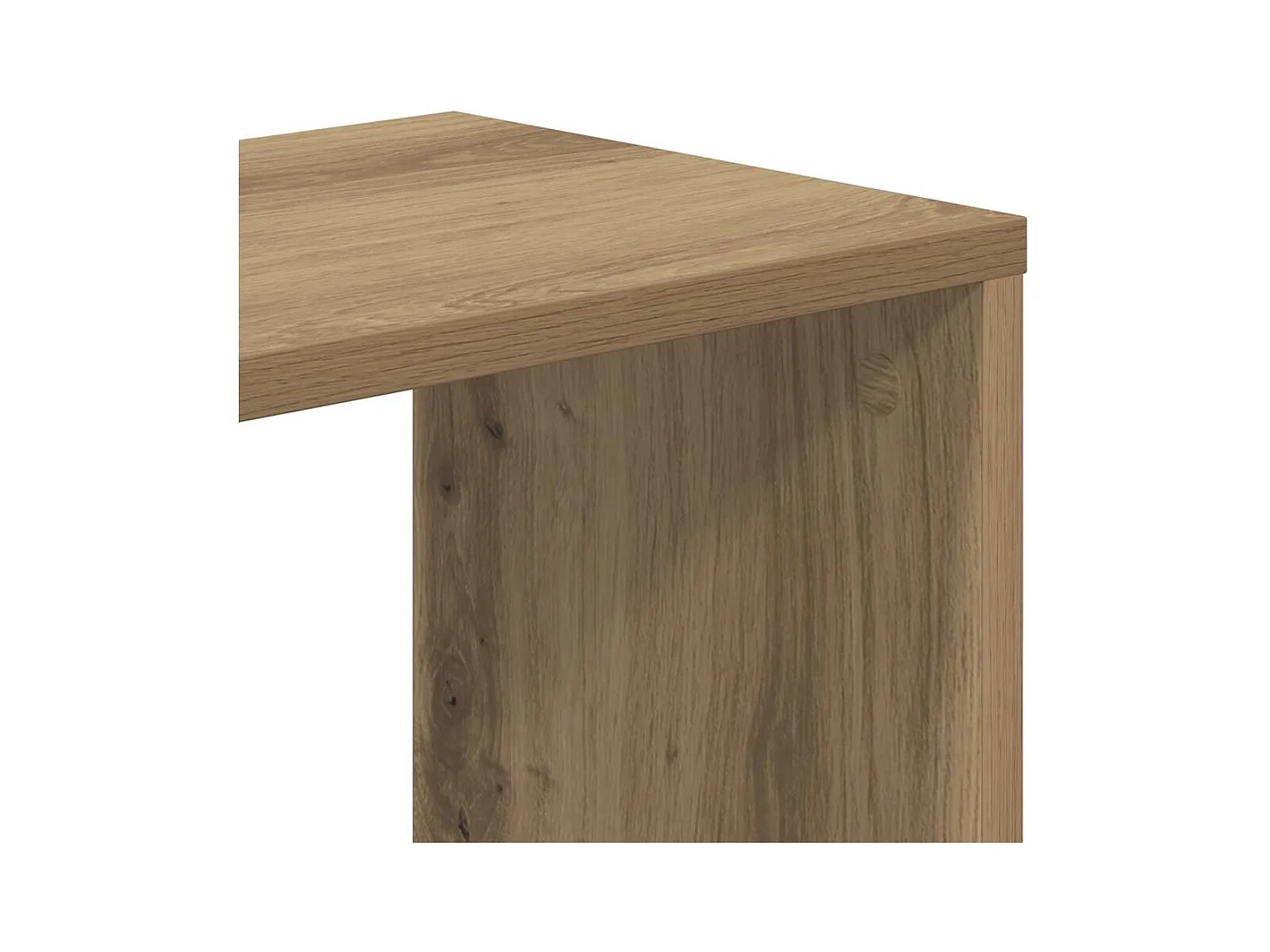 Bibliothèque 5 niveaux chêne artisanal bois ingénierie