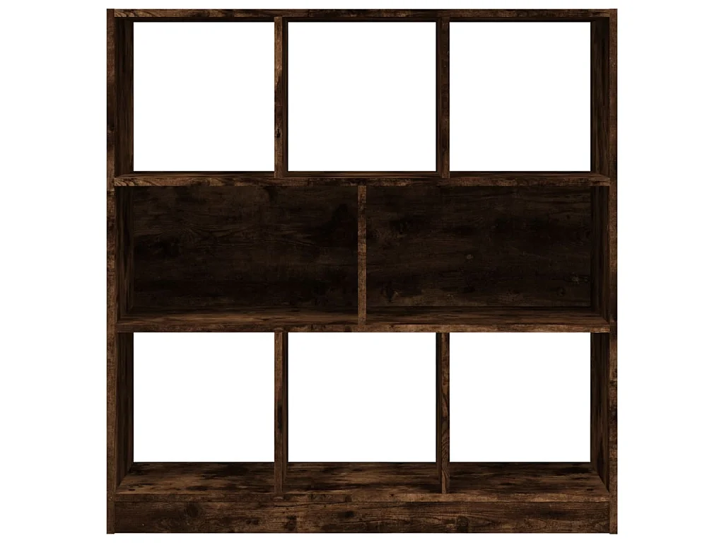 Libreria Rovere Fumo 97,5x29,5x100 cm in Legno Multistrato