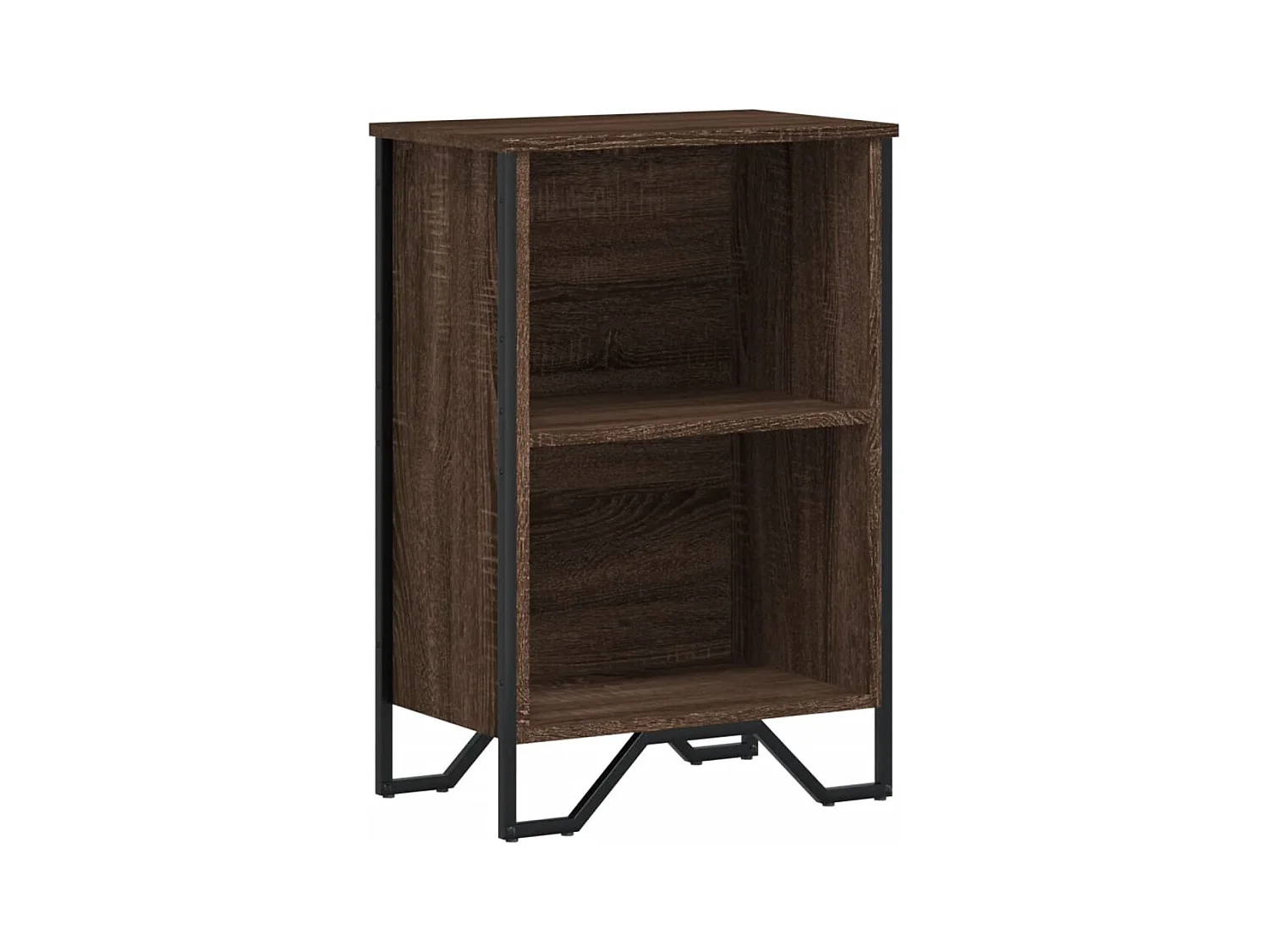 Bibliothèque chêne marron 50x31x74,5 cm bois d'ingénierie