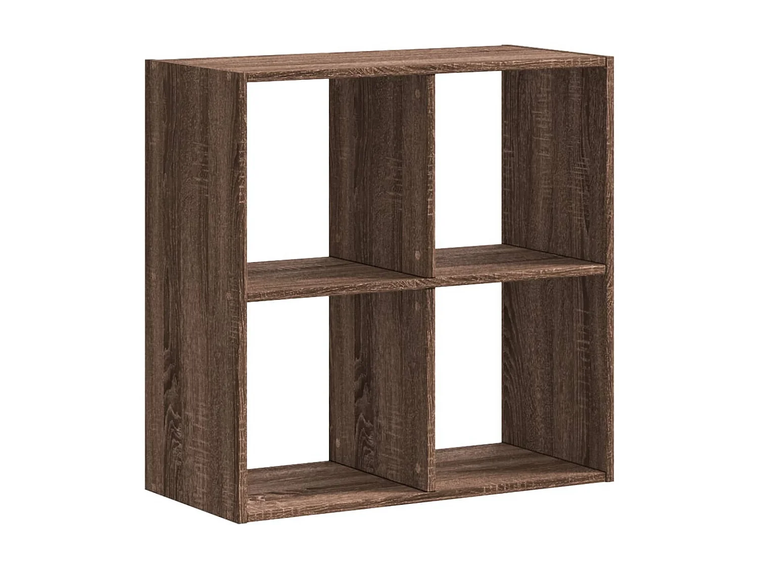 Libreria Rovere Marrone 68,5x32x68,5 cm in Legno Multistrato