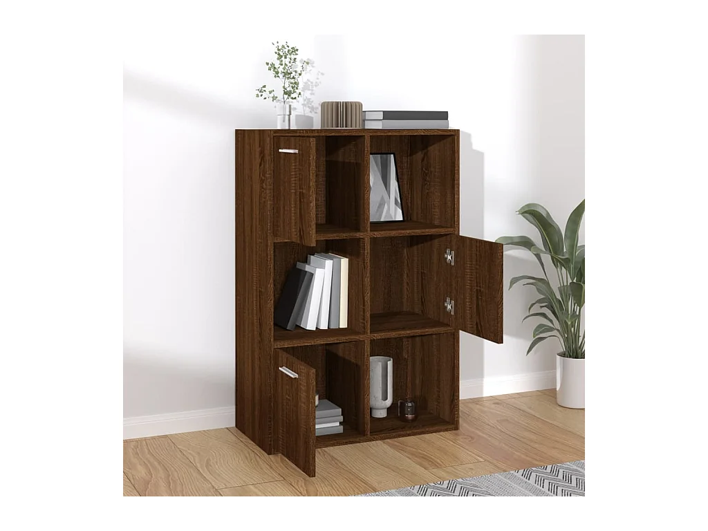 Armoire de rangement Chêne marron 60x29,5x90 cm