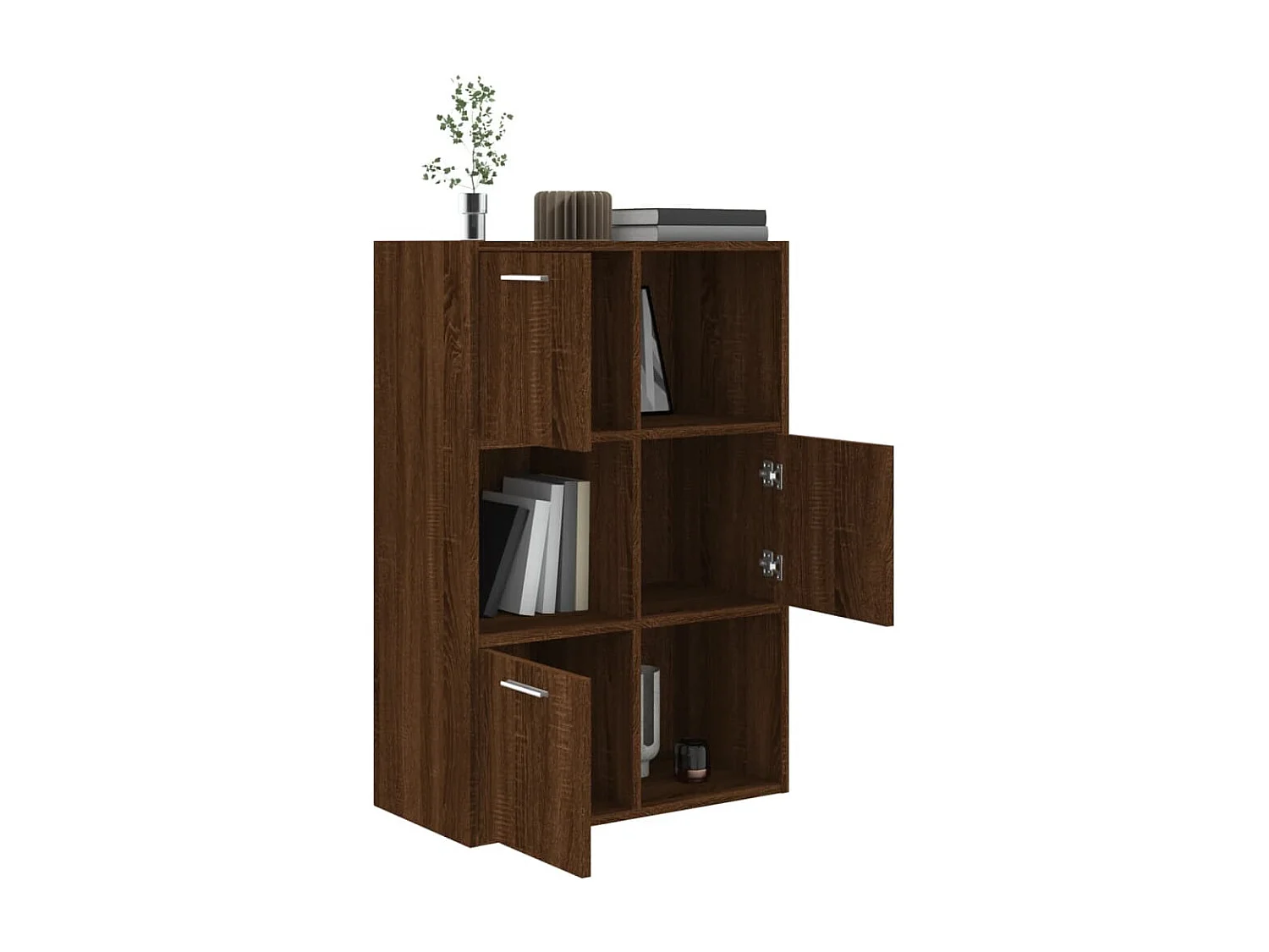 Armoire de rangement Chêne marron 60x29,5x90 cm