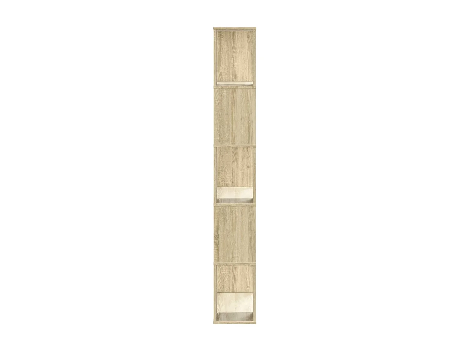 Libreria 5 Ripiani Rovere Sonoma 80,5x23,5x162,5cm Multistrato