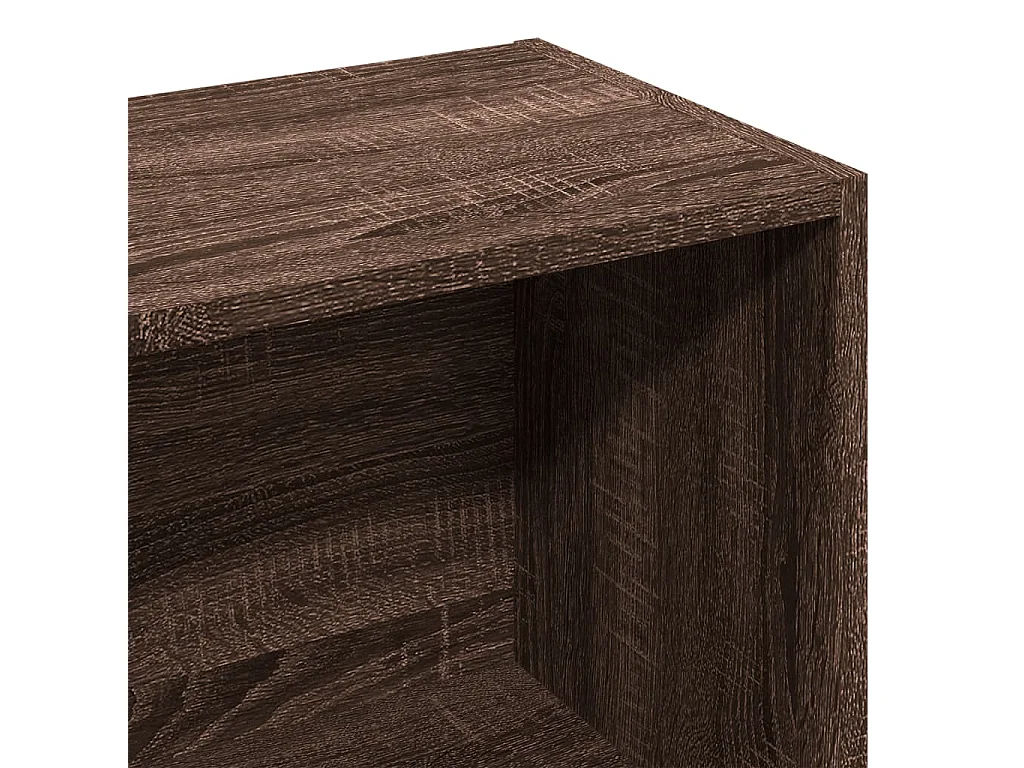 Libreria Rovere Marrone 57x28,5x141 cm in Legno Multistrato