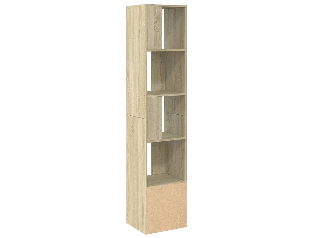 Bibliothèque chêne sonoma 40x36x189 cm bois d'ingénierie