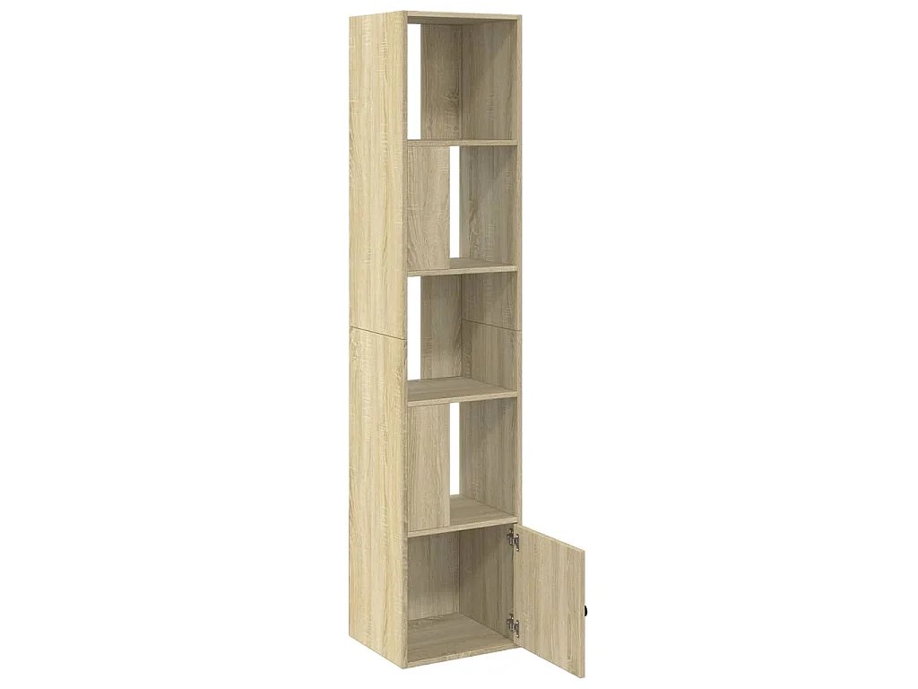 Bibliothèque chêne sonoma 40x36x189 cm bois d'ingénierie