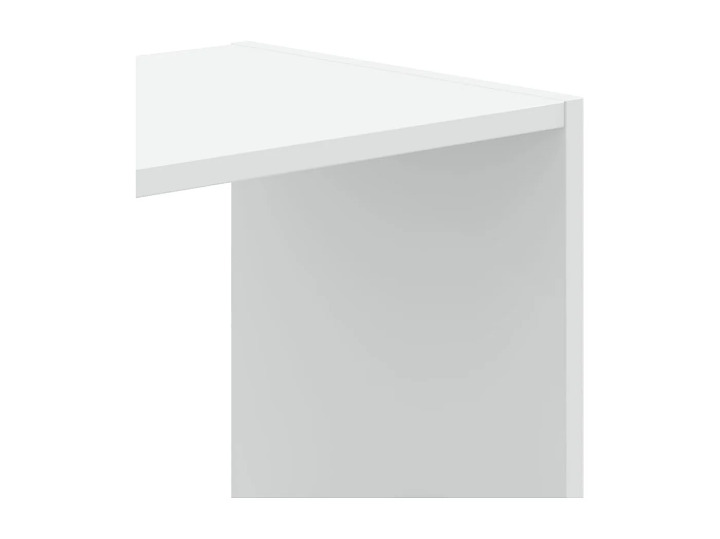 Libreria Bianca 102x32x102 cm in Legno Multistrato