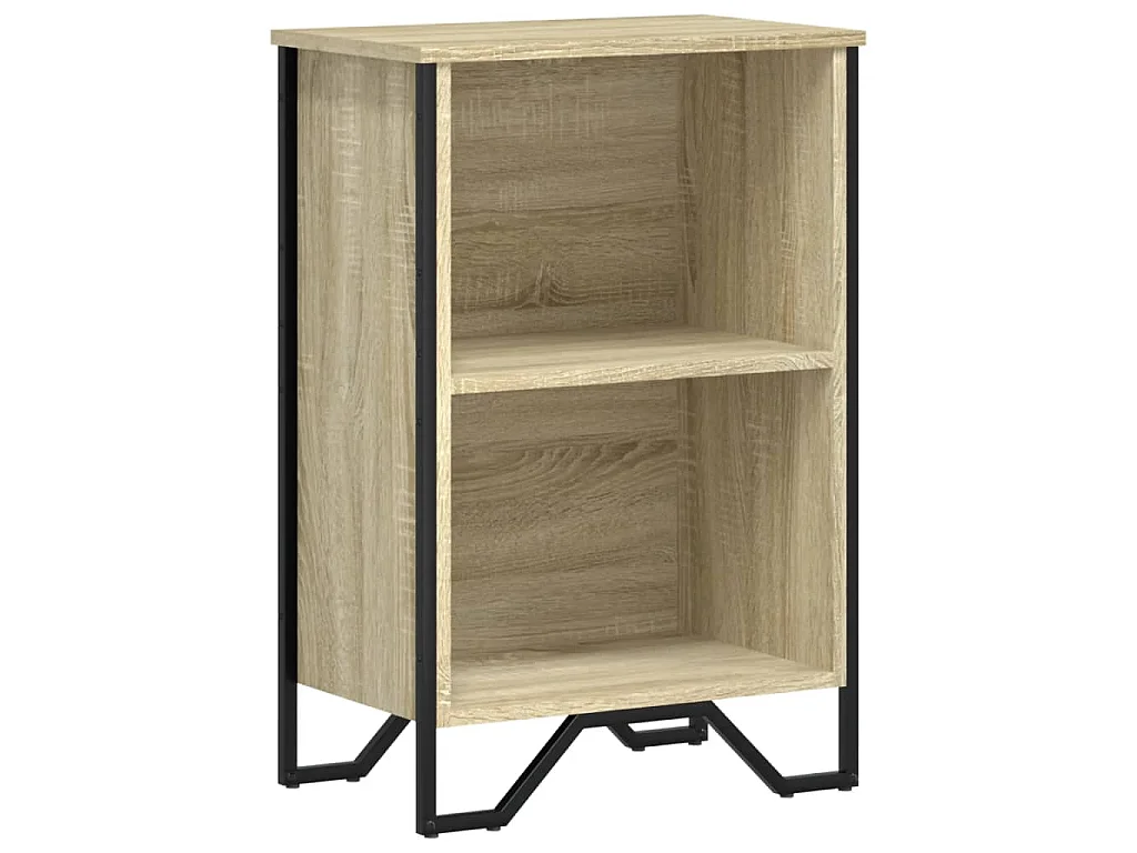 Bibliothèque chêne sonoma 50x31x74,5 cm bois d'ingénierie