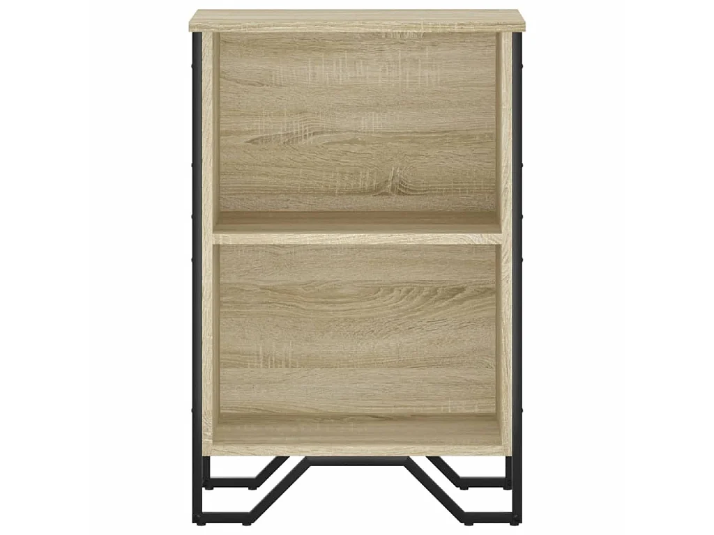 Bibliothèque chêne sonoma 50x31x74,5 cm bois d'ingénierie