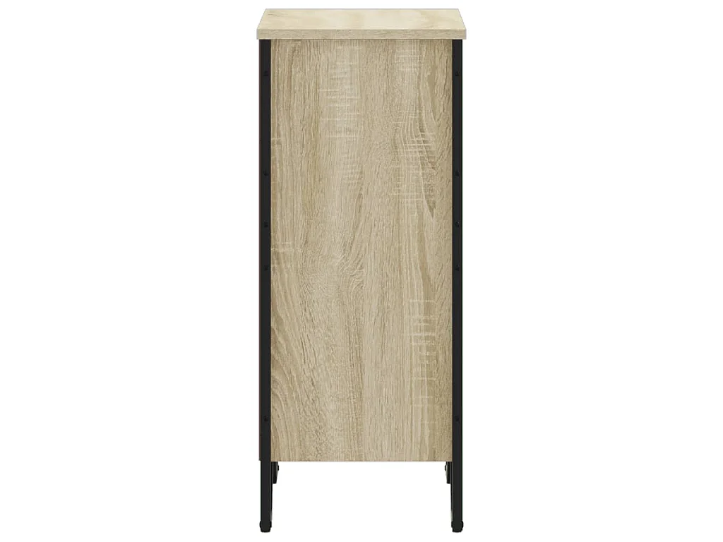 Bibliothèque chêne sonoma 50x31x74,5 cm bois d'ingénierie