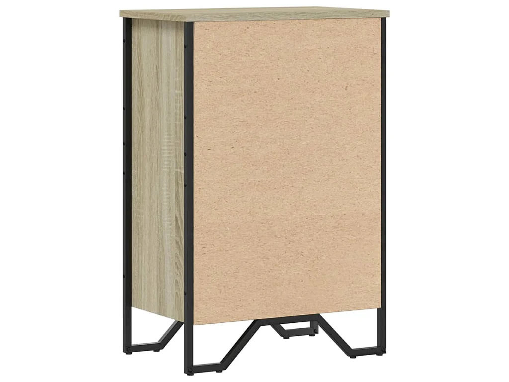 Bibliothèque chêne sonoma 50x31x74,5 cm bois d'ingénierie