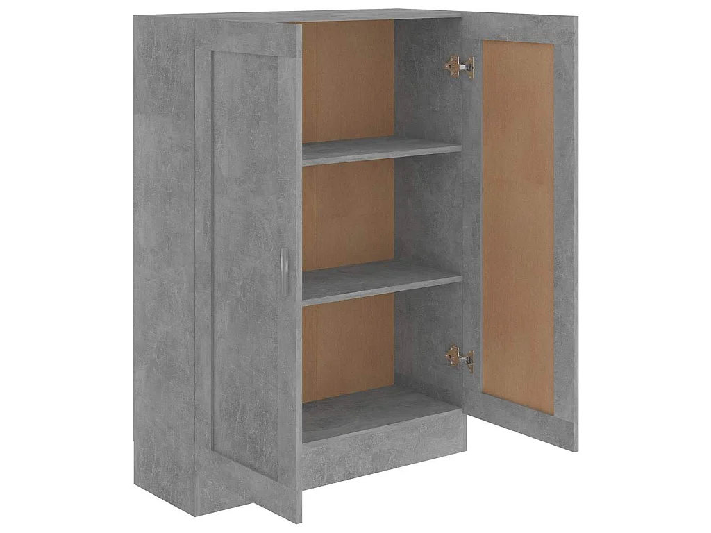 Estante 82,5x30,5x115 cm derivados de madeira cinzento cimento