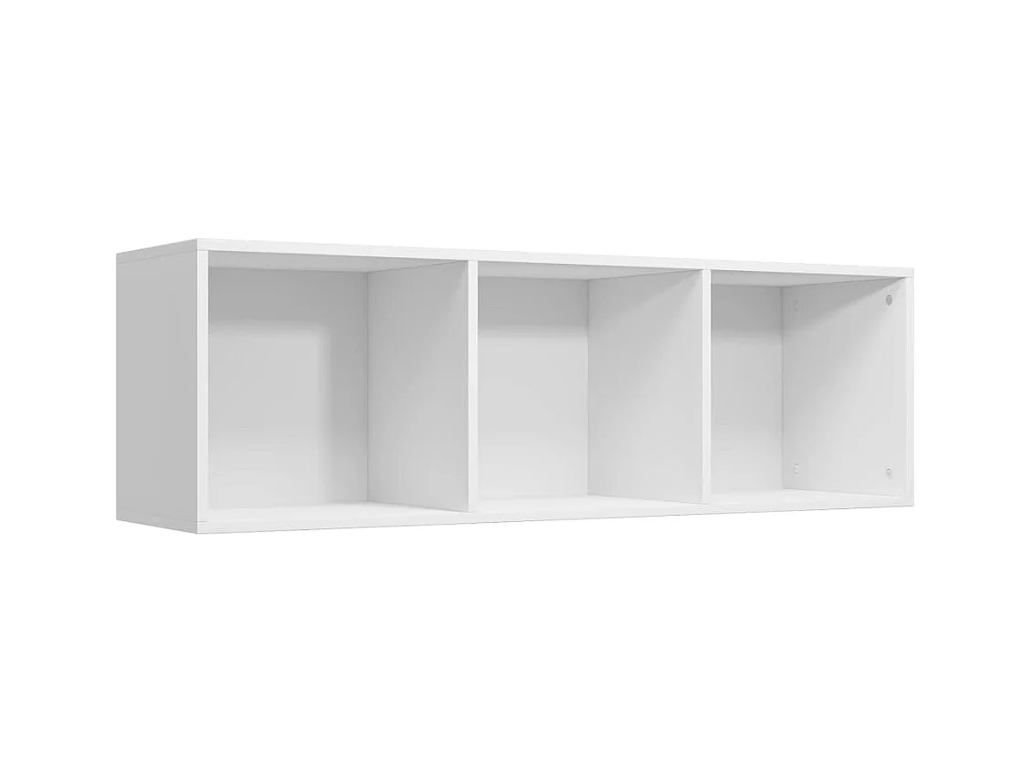 Estante/móvel de TV 36x30x114 cm derivados de madeira branco