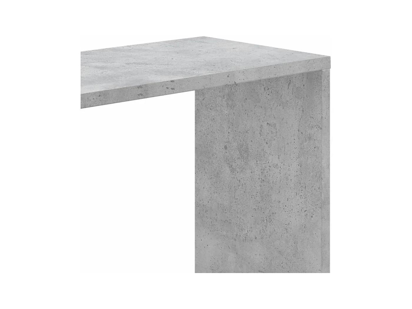 Boekenkast 5-laags 45x23,5x162,5 cm bewerkt hout betongrijs