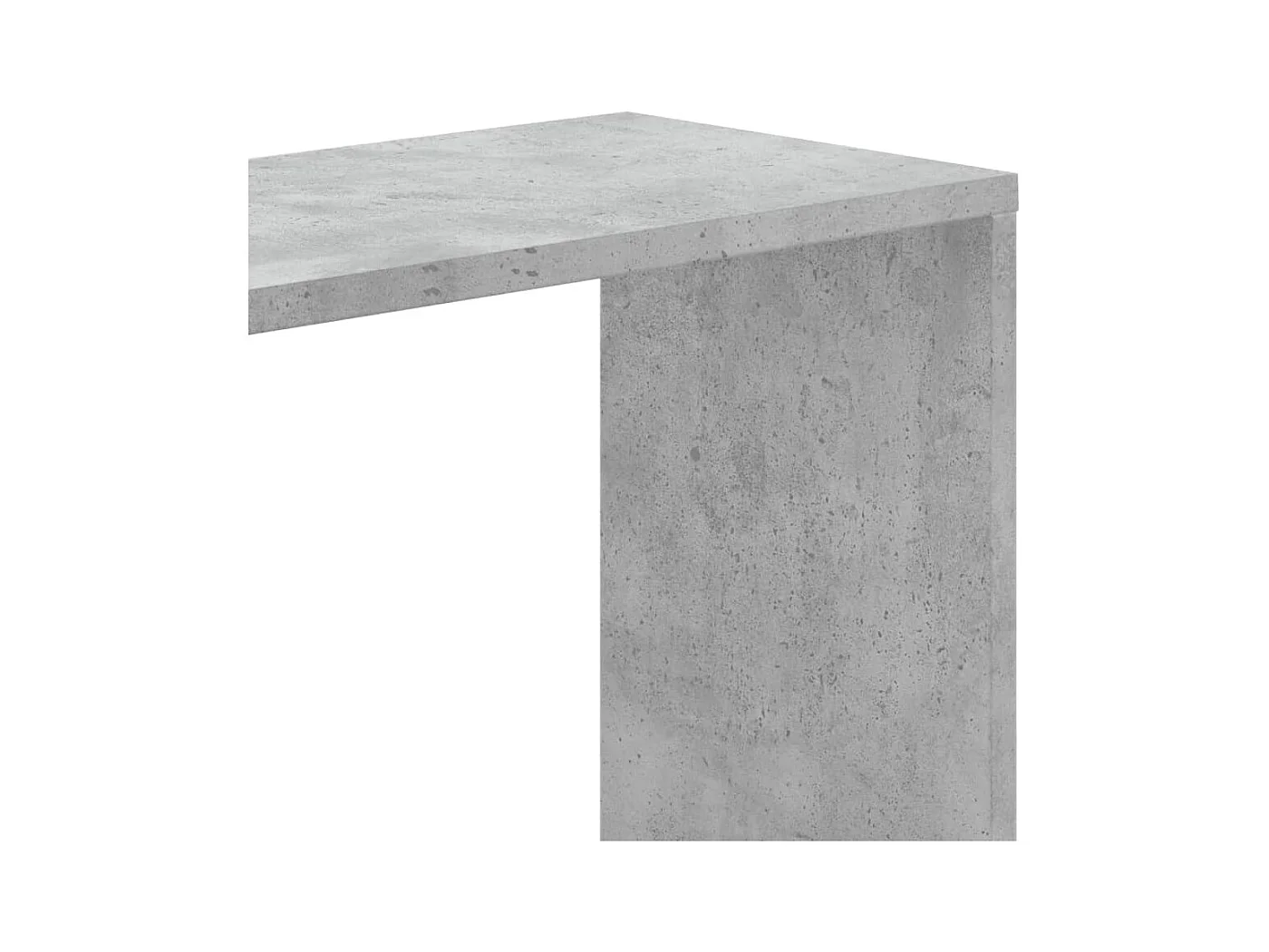 Bücherregal 5 Böden Betongrau 80,5x23,5x162,5 cm Holzwerkstoff