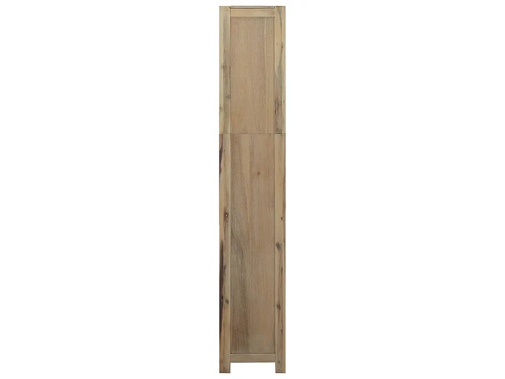 Bibliothèque 6 niveaux 80x30x170 cm Bois solide d'acacia
