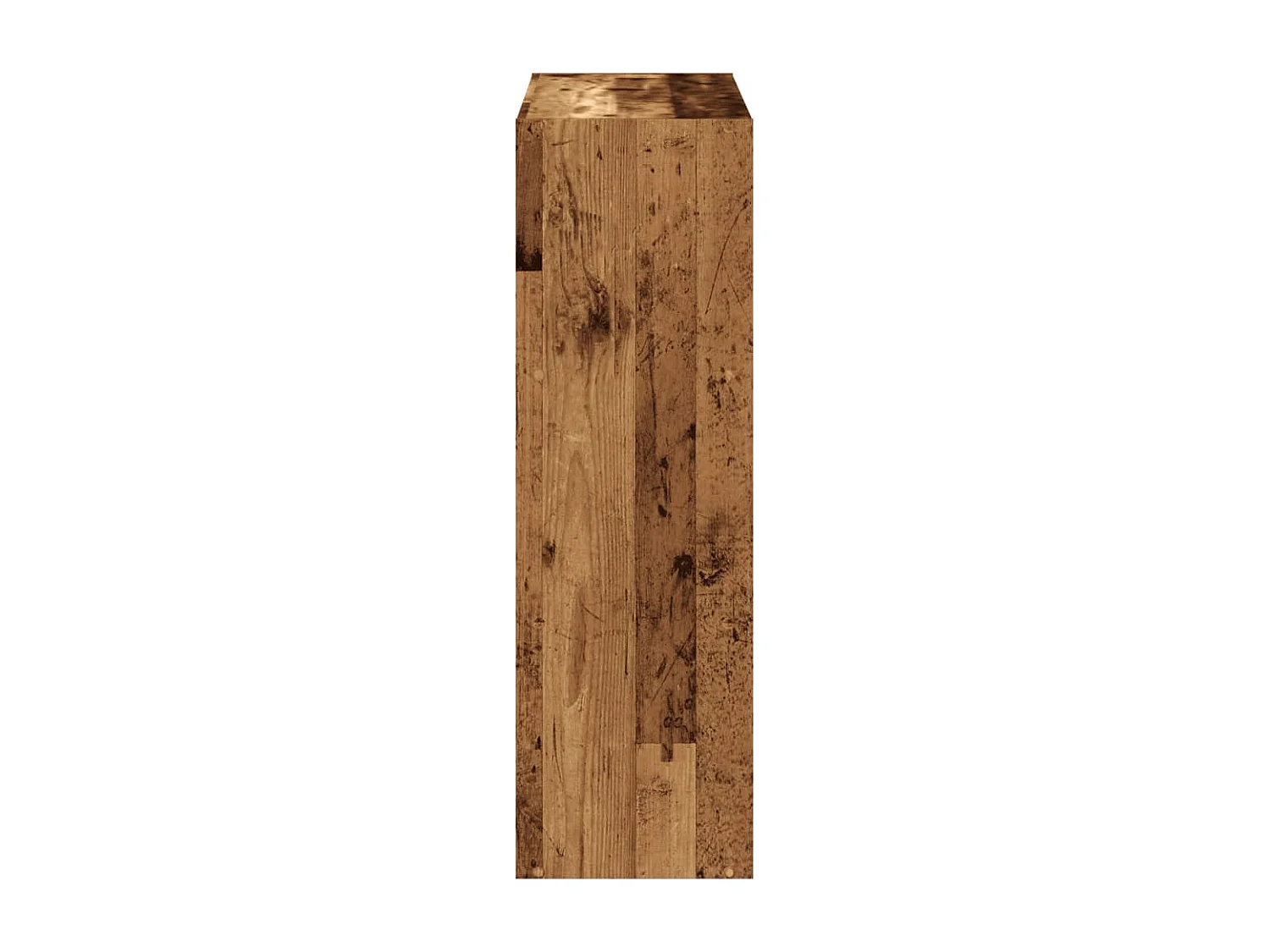 Bücherregal Altholz-Optik 102x32x102 cm Holzwerkstoff
