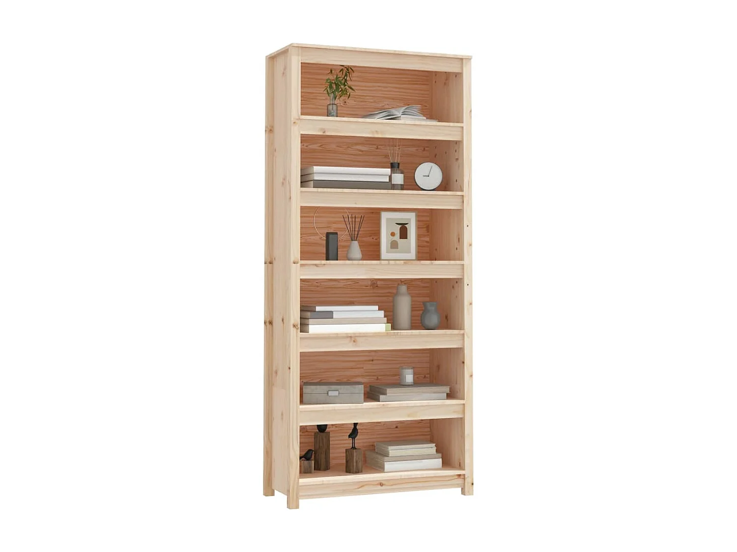 Bibliothèque 80x35x183 cm Bois de pin massif