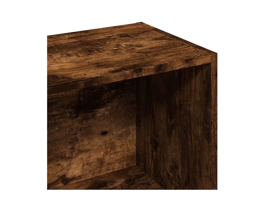 Libreria Rovere Fumo 57x28,5x107,5 cm in Legno Multistrato