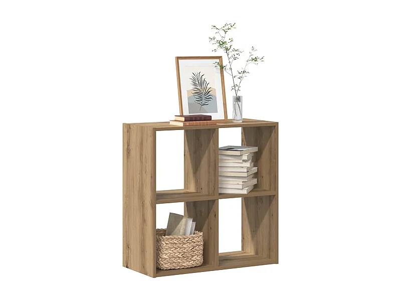 Libreria Legno Artigianale 68,5x32x68,5 cm in Legno Multistrato