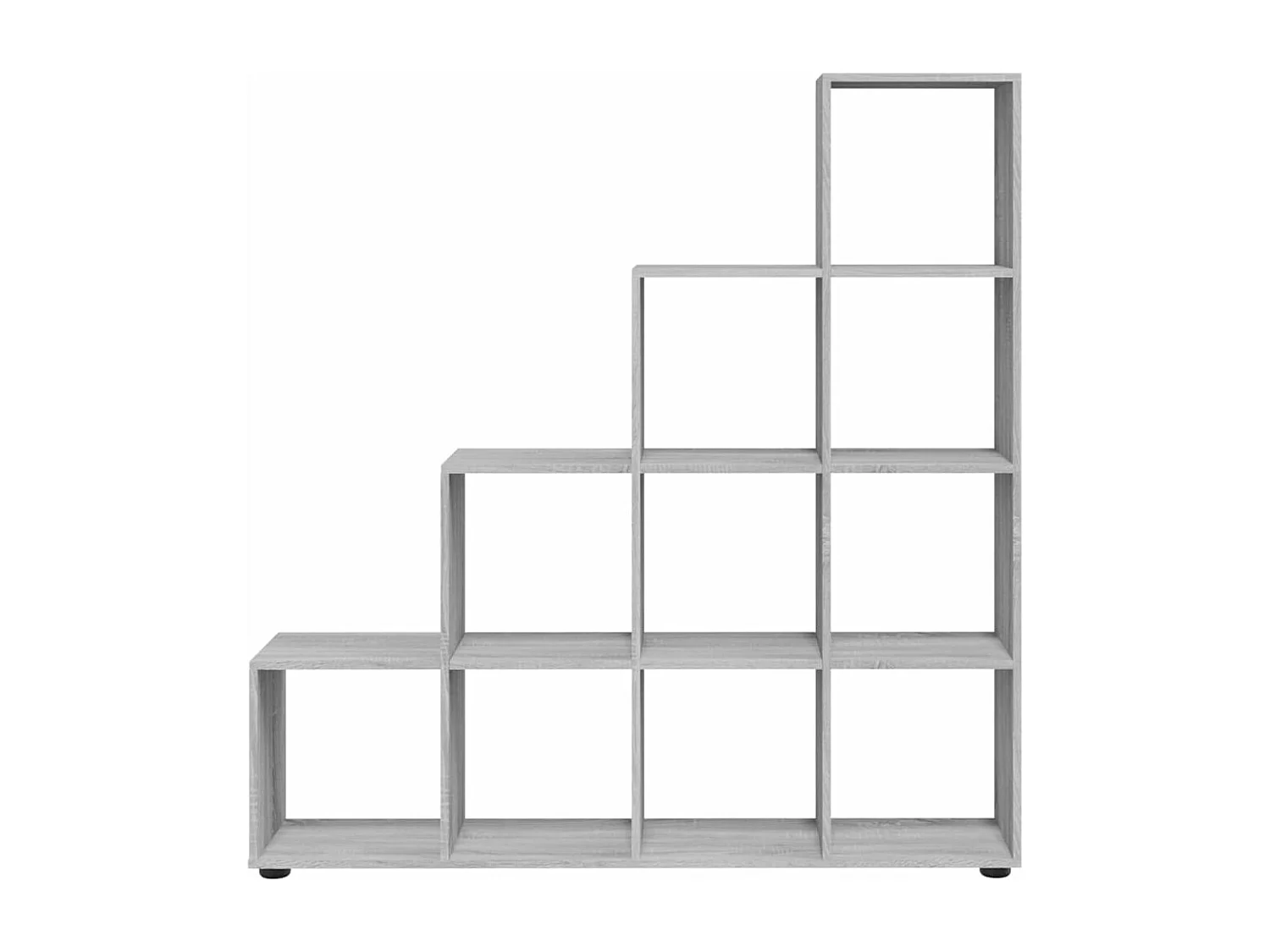 Treppenregal Grau Sonoma 142 cm Holzwerkstoff