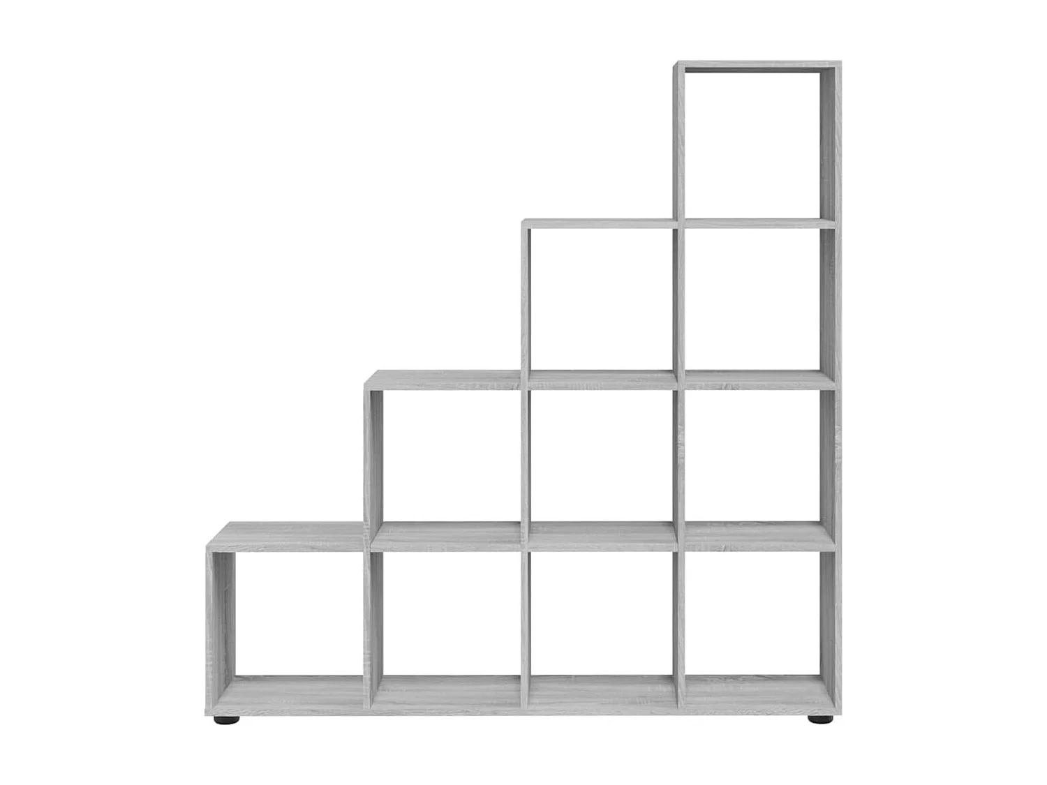 Bibliothèque escalier Sonoma gris 142 cm Bois d'ingénierie