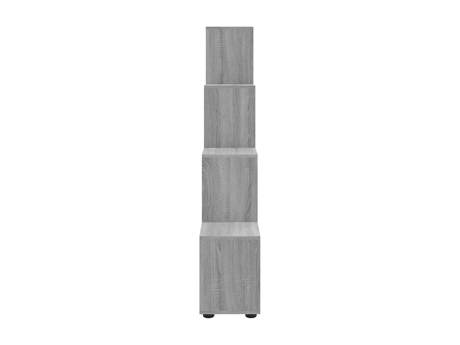 Bibliothèque escalier Sonoma gris 142 cm Bois d'ingénierie