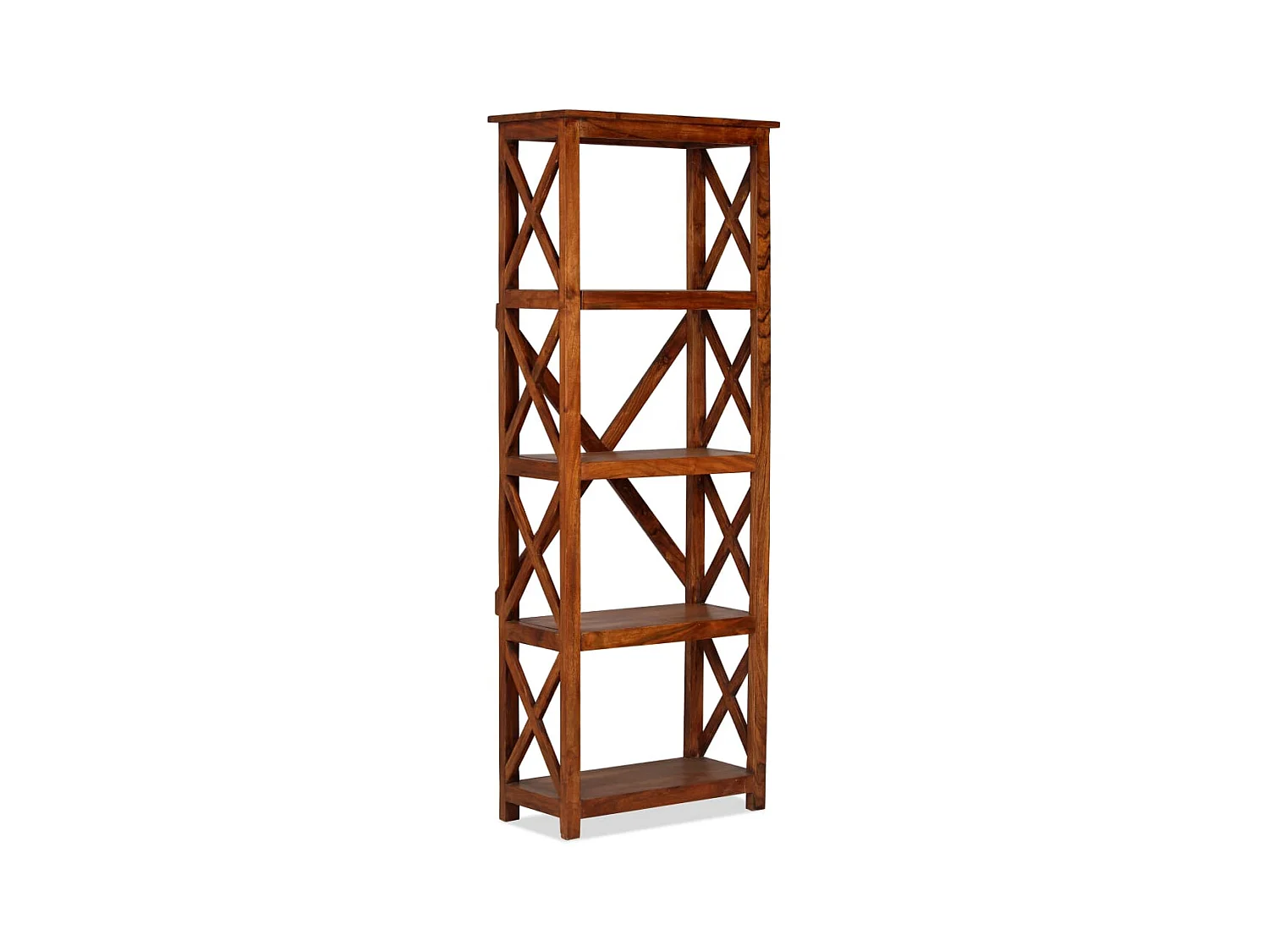 Estante madeira maciça c/ acabamento em a mel 60x30x160 cm