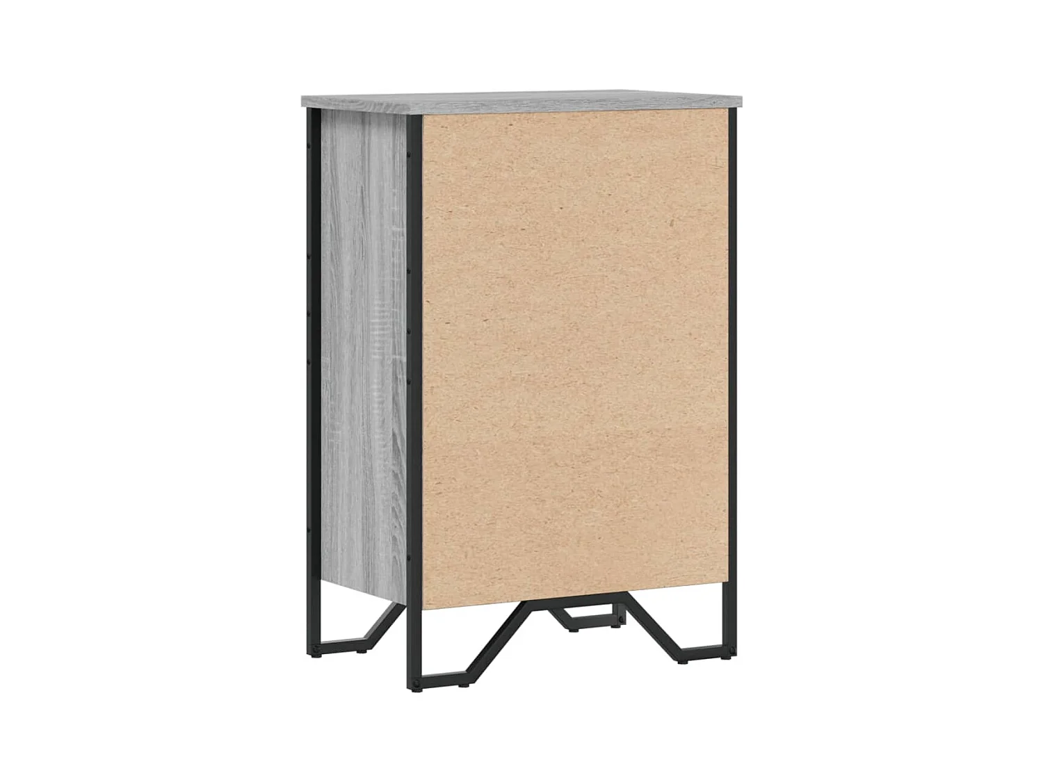 Bibliothèque sonoma gris 50x31x74,5 cm bois d'ingénierie