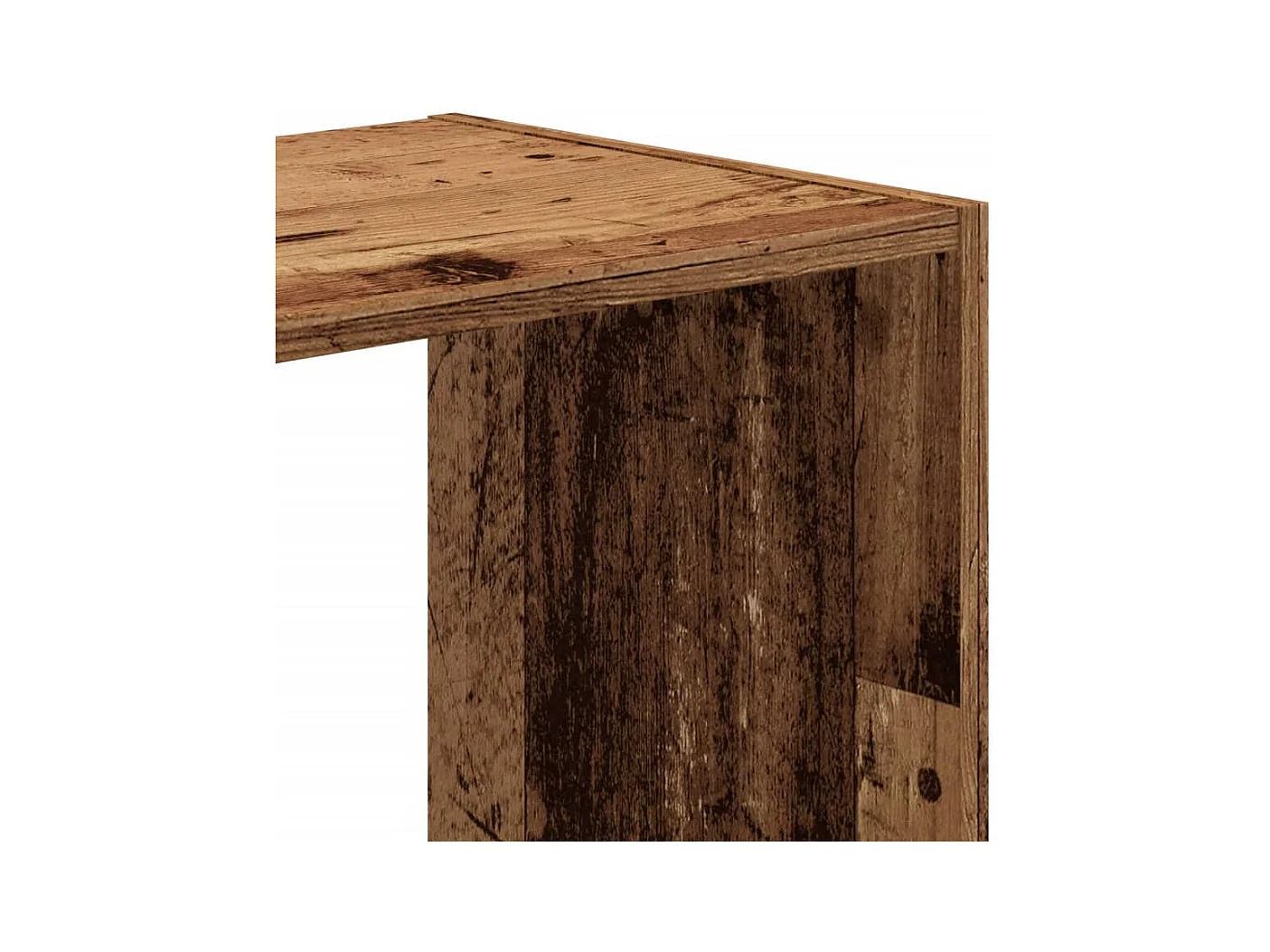 Bibliothèque vieux bois 68,5x32x68,5 cm bois d'ingénierie