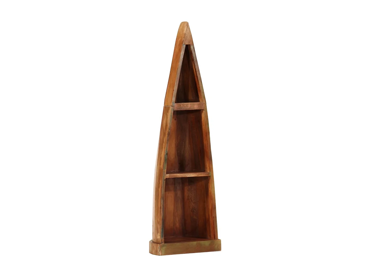 Estantería barca madera maciza reciclada 39x27x127 cm