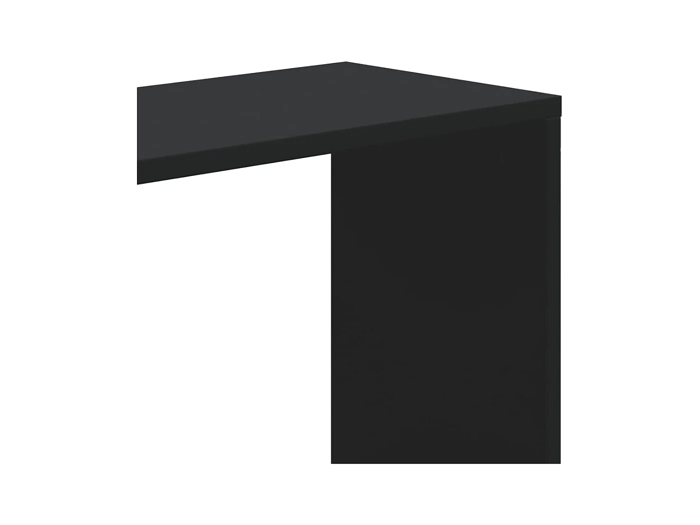 Estante com 5 prateleiras derivados de madeira preto