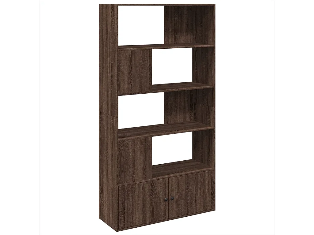 Estante 100x36x189 cm derivados de madeira carvalho castanho